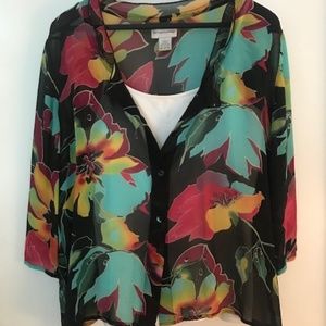 Beautiful Silk Topper from Soft Surroundings